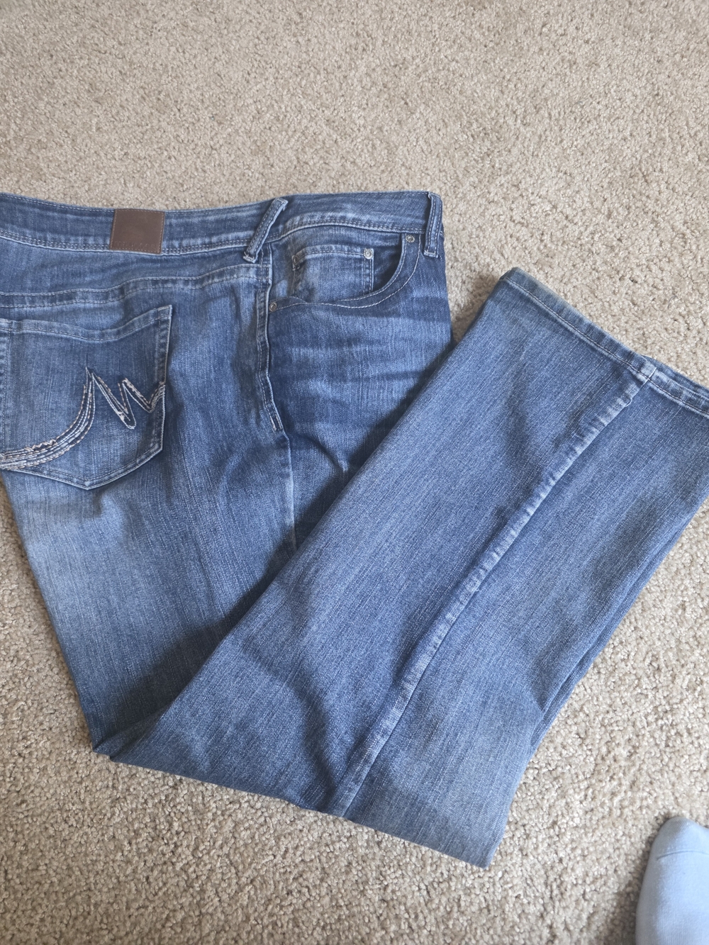 Maurices Medium Blue Straight-Leg Women's Jeans
